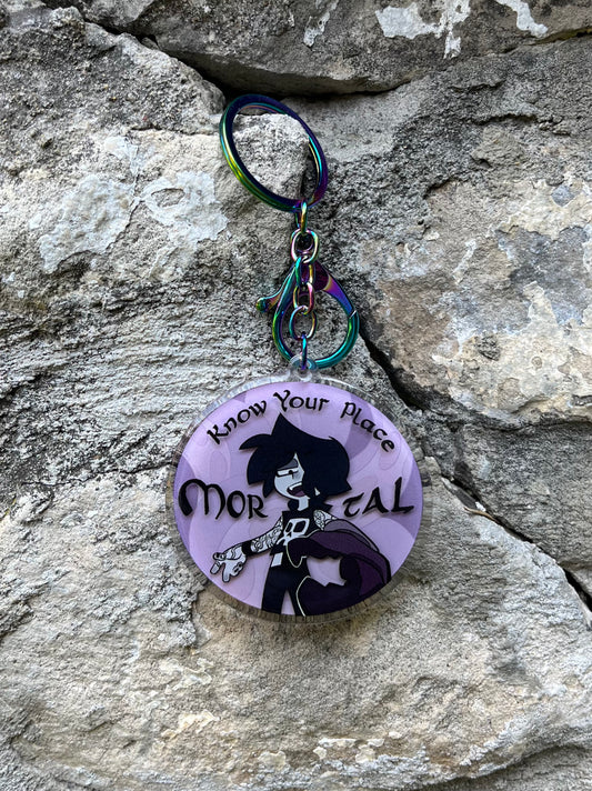 Kid "Know Your Place, Mortal" 3D Keychain